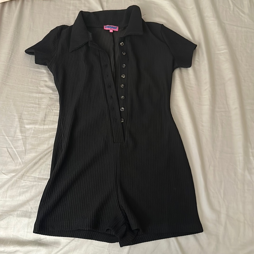 NWOT Edikted Black Romper